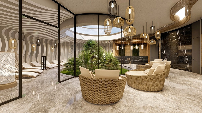 شقق 1+1 في مجمع فاخر في منطقة ألتينتاس-أنطاليا 