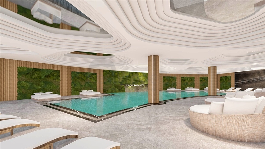 شقق 1+1 في مجمع فاخر في منطقة ألتينتاس-أنطاليا 