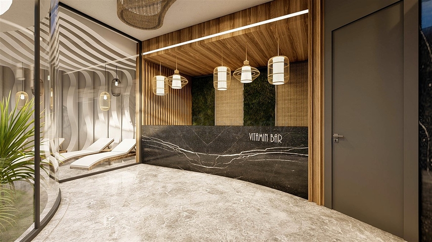 شقق 1+1 في مجمع فاخر في منطقة ألتينتاس-أنطاليا 