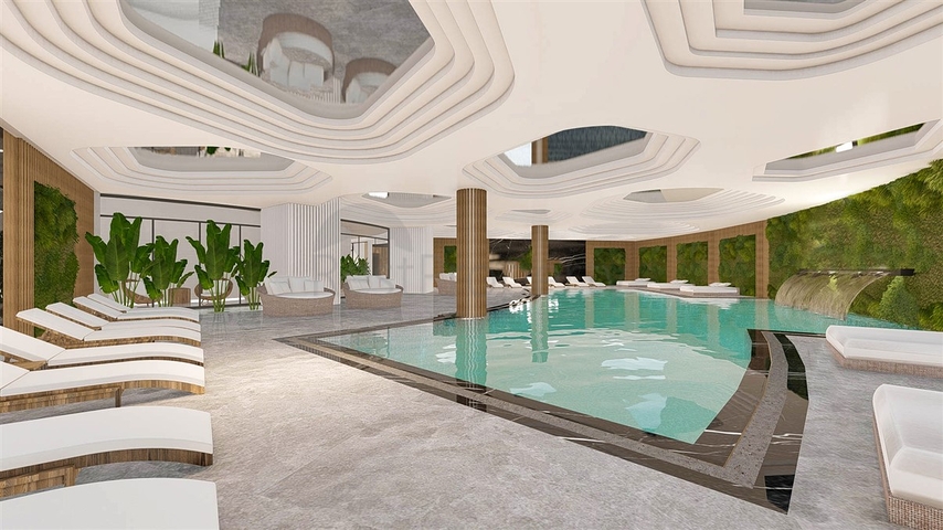 شقق 1+1 في مجمع فاخر في منطقة ألتينتاس-أنطاليا 