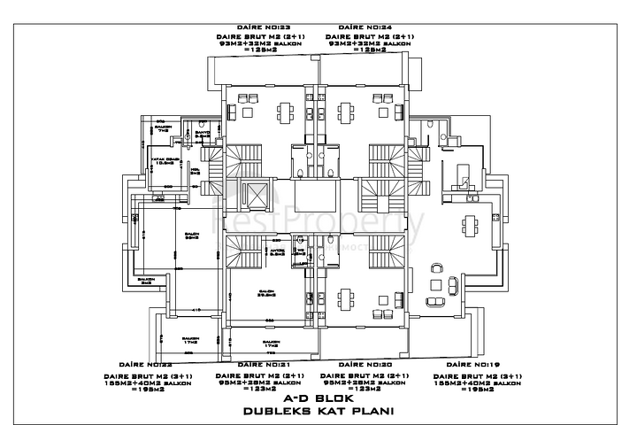 شقق وبنتهاوس ضمن مجمع سكني حديث في اوبا / الانيا 