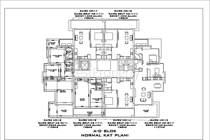 شقق وبنتهاوس ضمن مجمع سكني حديث في اوبا / الانيا 