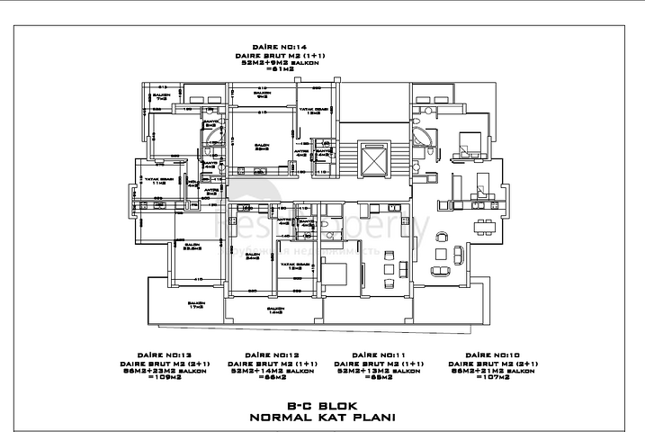 شقق وبنتهاوس ضمن مجمع سكني حديث في اوبا / الانيا 