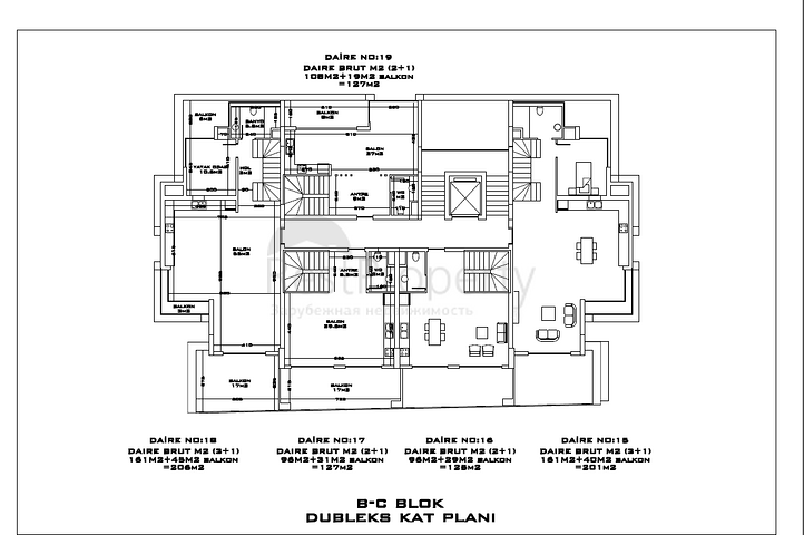 شقق وبنتهاوس ضمن مجمع سكني حديث في اوبا / الانيا 