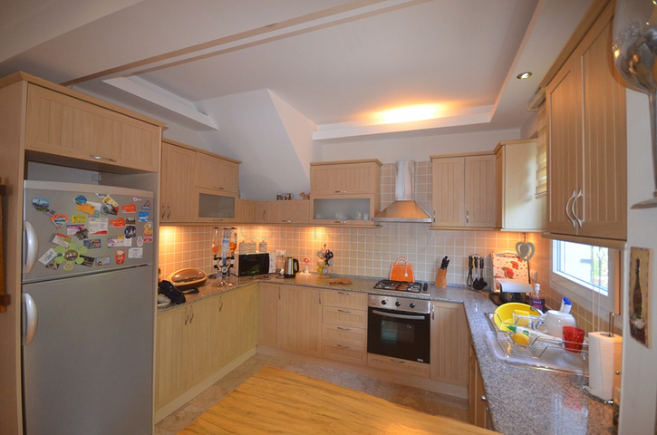 فيلا 3+1 في فتحية-منطقة أنطاليا