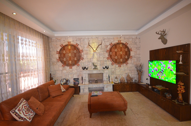 فيلا 3+1 في فتحية-منطقة أنطاليا