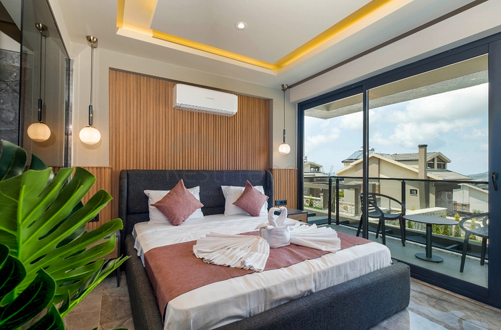 فيلا 3+1 في فتحية-منطقة أنطاليا 