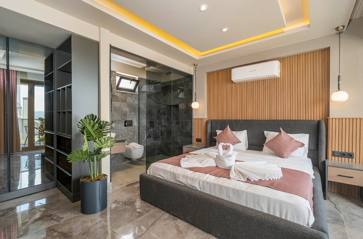 فيلا 3+1 في فتحية-منطقة أنطاليا 