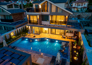 فيلا 3+1 في فتحية-منطقة أنطاليا 