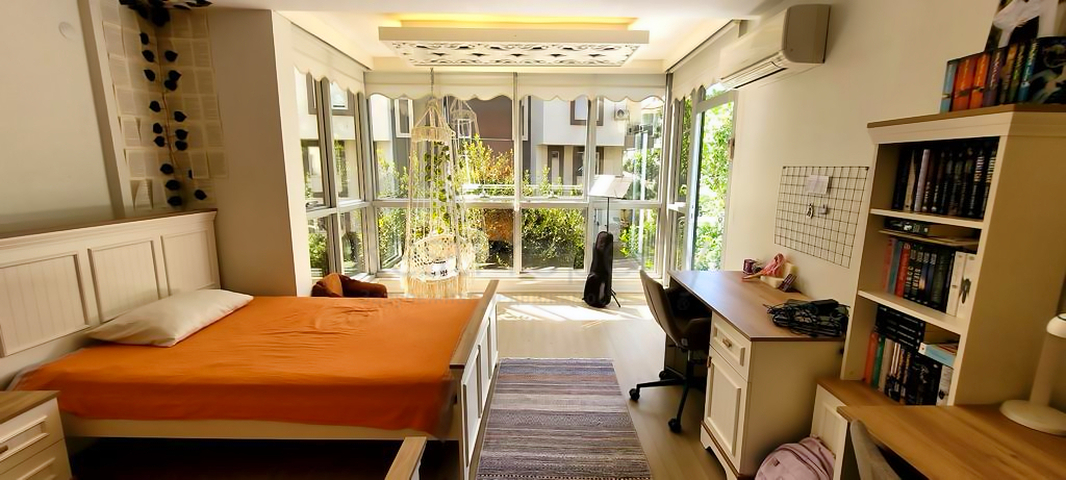 شقة دوبلكس 3 + 1 في أنكالي-حي أنطاليا 