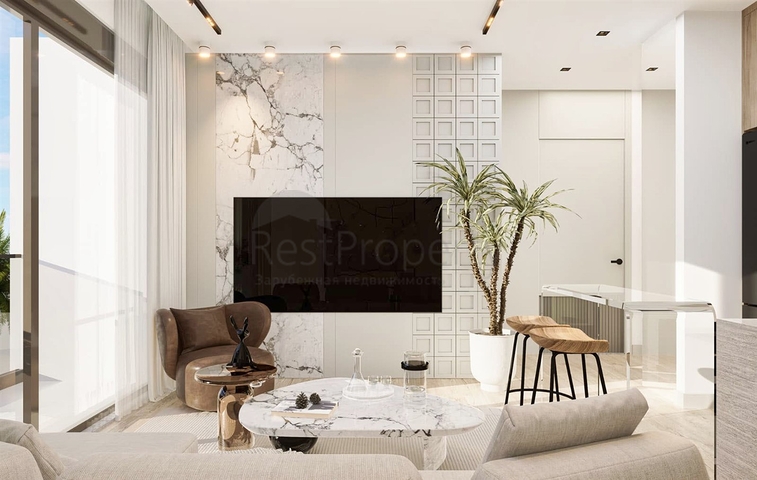 شقة 1+1 في التينتاس-منطقة أنطاليا 