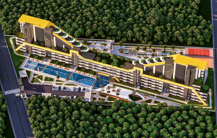 شقة 1+1 في التينتاس-منطقة أنطاليا 