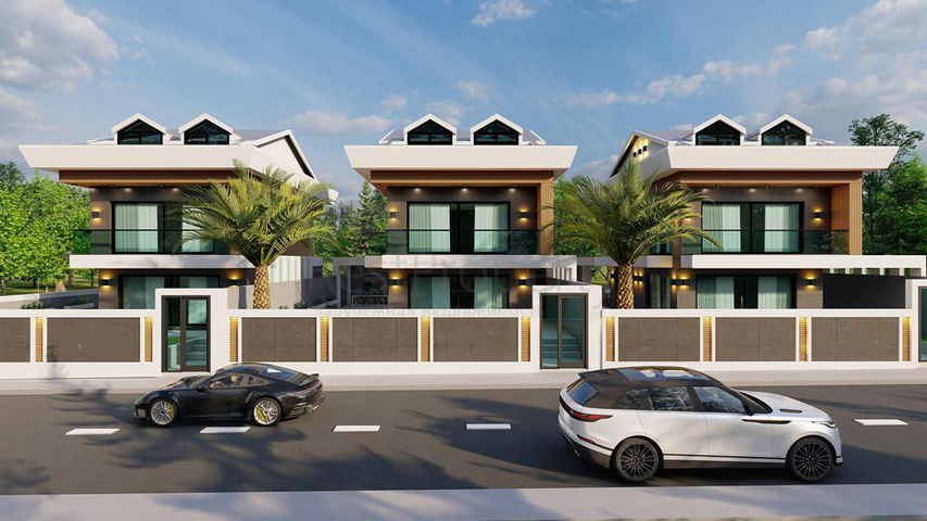 فيلا 4+1 في فتحية-منطقة أنطاليا 