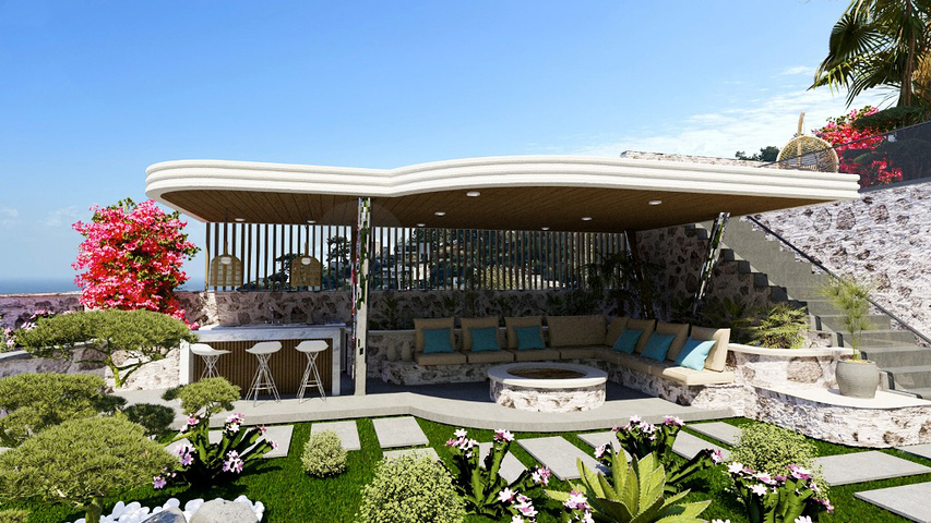 فيلا 6+1 في فتحية-منطقة أنطاليا 