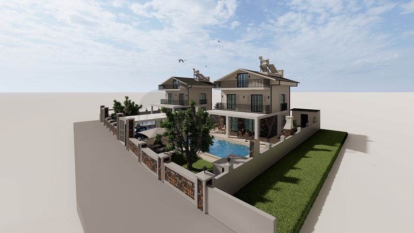 فيلا 4+1 في فتحية-منطقة أنطاليا 