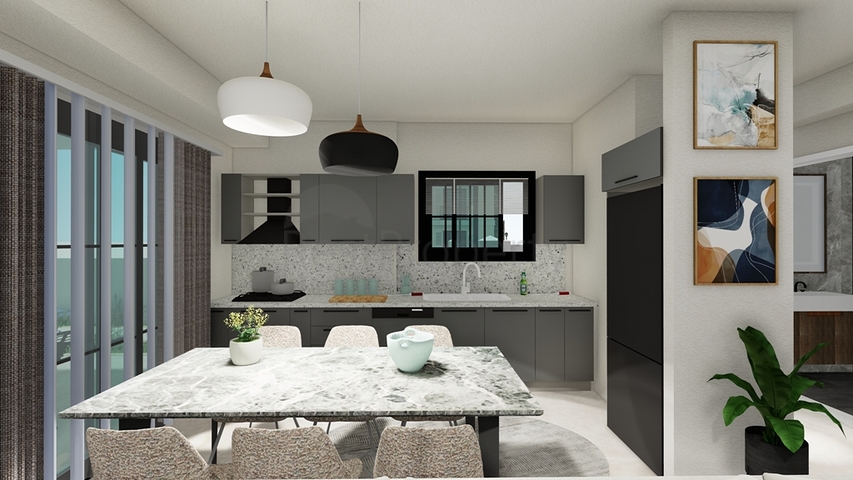 فيلا 4+1 في فتحية-منطقة أنطاليا 