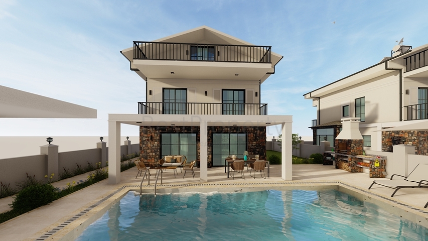 فيلا 4+1 في فتحية-منطقة أنطاليا 