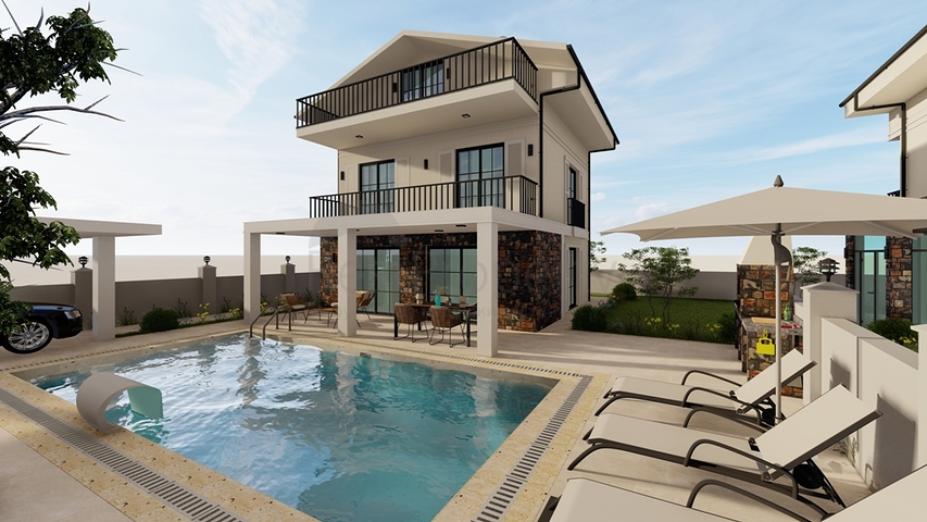 فيلا 4+1 في فتحية-منطقة أنطاليا 