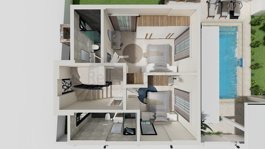 فيلا 4+1 في فتحية-منطقة أنطاليا 