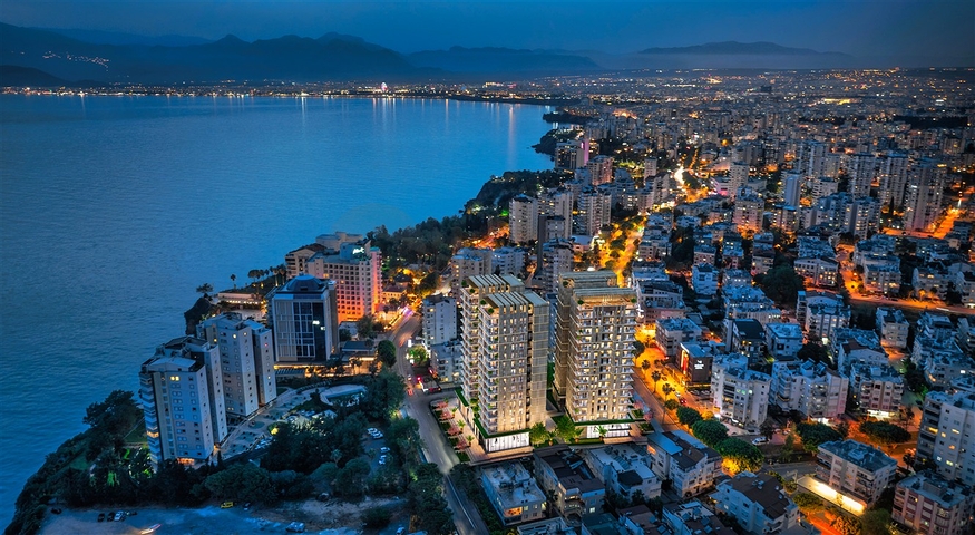 مشروع رائع من مطور موثوق به في أرقى منطقة في أنطاليا 