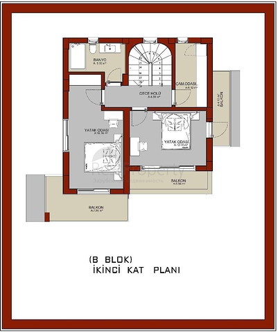 فيلا 4+1 في فتحية-منطقة أنطاليا 