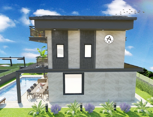 فيلا 4+1 في فتحية-منطقة أنطاليا 