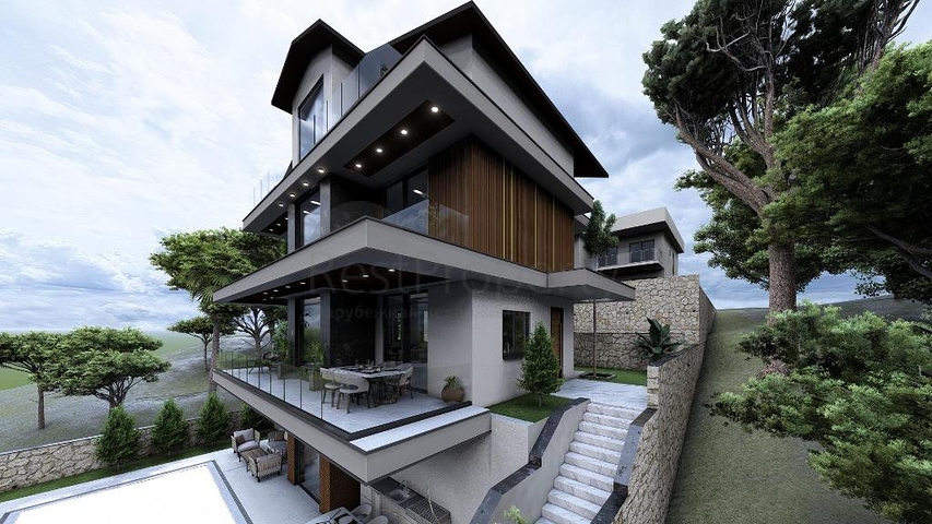 فيلا 4+1 في فتحية-منطقة أنطاليا 