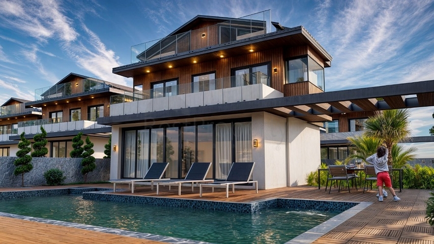 فيلا 4+1 في فتحية-منطقة أنطاليا 