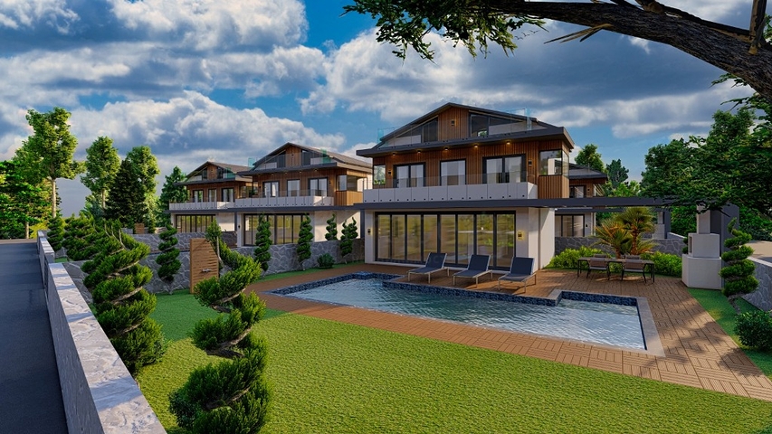 فيلا 4+1 في فتحية-منطقة أنطاليا 