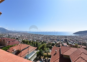 فيلا اطلالة بحرية في الانيا - مستقلة - تصميم 5 غرف وصالة - في مركز الانيا