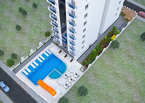 مجمع سكني قيد الانشاء - قريب من البحر والخدمات -مهموتلار / الانيا 