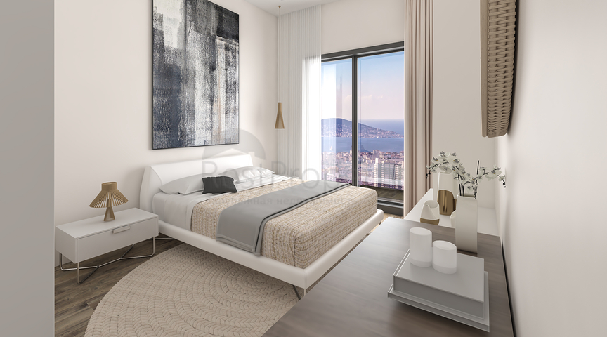 مجمع سكني على أعلى تل في اسطنبول ، يطل على جزر الأمراء