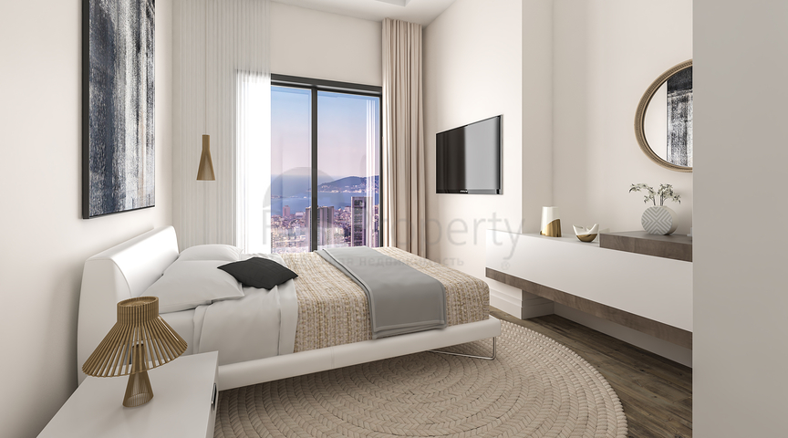 مجمع سكني على أعلى تل في اسطنبول ، يطل على جزر الأمراء