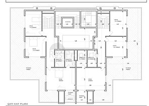 دوبلكس ثلاث غرف وصالة مميزة بتراسات واسعة في افسلار / الانيا 