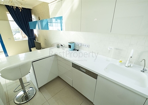 شقة 2 + 1 تطل على البحر الأبيض المتوسط ​​في أنطاليا