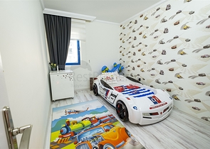 شقة 2 + 1 تطل على البحر الأبيض المتوسط ​​في أنطاليا