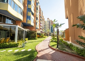 شقة 2 + 1 تطل على البحر الأبيض المتوسط ​​في أنطاليا