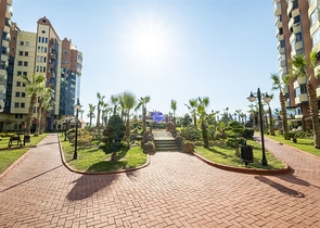 شقة 2 + 1 تطل على البحر الأبيض المتوسط ​​في أنطاليا