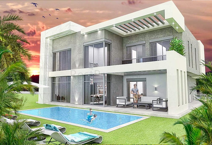 فيلا حديثة مريحة 6 + 1 في أنطاليا دوشيمالتي