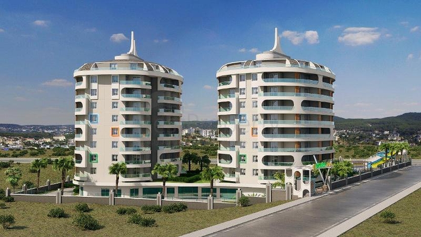 مجمع سكني حديث في منطقة أفسلار من مدينة ألانيا