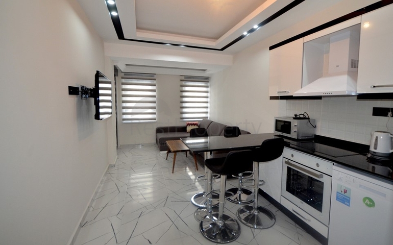 موقع مميز - مناسبة للاستثمار - شقة 1+1 في مركز الانيا 