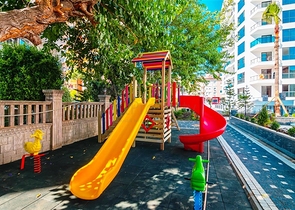 شقة مع مطبخ منفصل في مجمع النخبة في وسط ألانيا