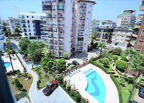 شقة مع مطبخ منفصل في مجمع النخبة في وسط ألانيا