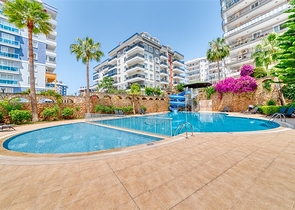 شقة مريحة 1 + 1 مع شرفة كبيرة