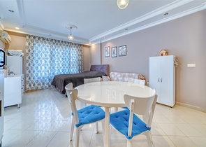 شقة مريحة 1 + 1 مع شرفة كبيرة