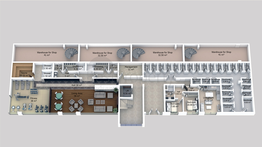 مجمع سكني حديث في منطقة كاستل – ألانيا