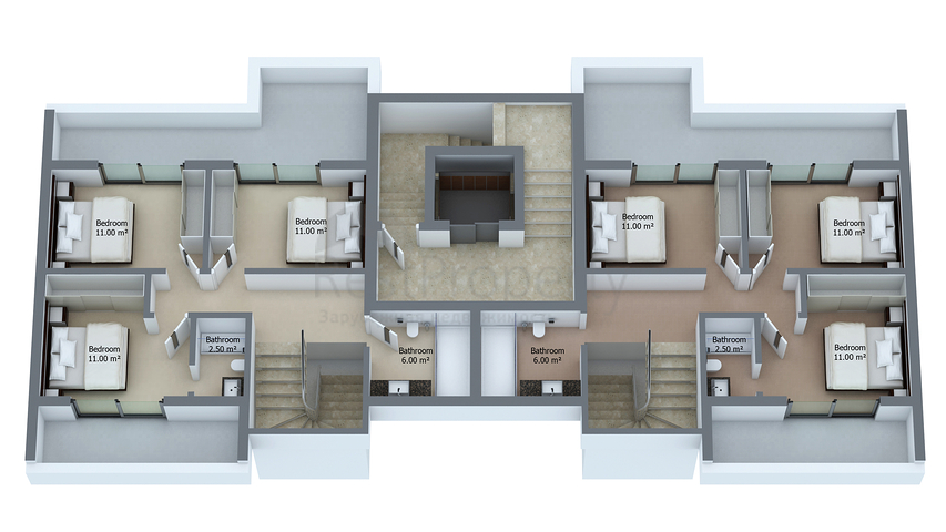 مجمع سكني حديث في منطقة كاستل – ألانيا