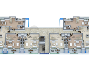مجمع سكني حديث في منطقة كاستل – ألانيا