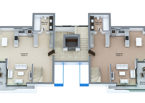 مجمع سكني حديث في منطقة كاستل – ألانيا