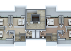 مجمع سكني حديث في منطقة كاستل – ألانيا